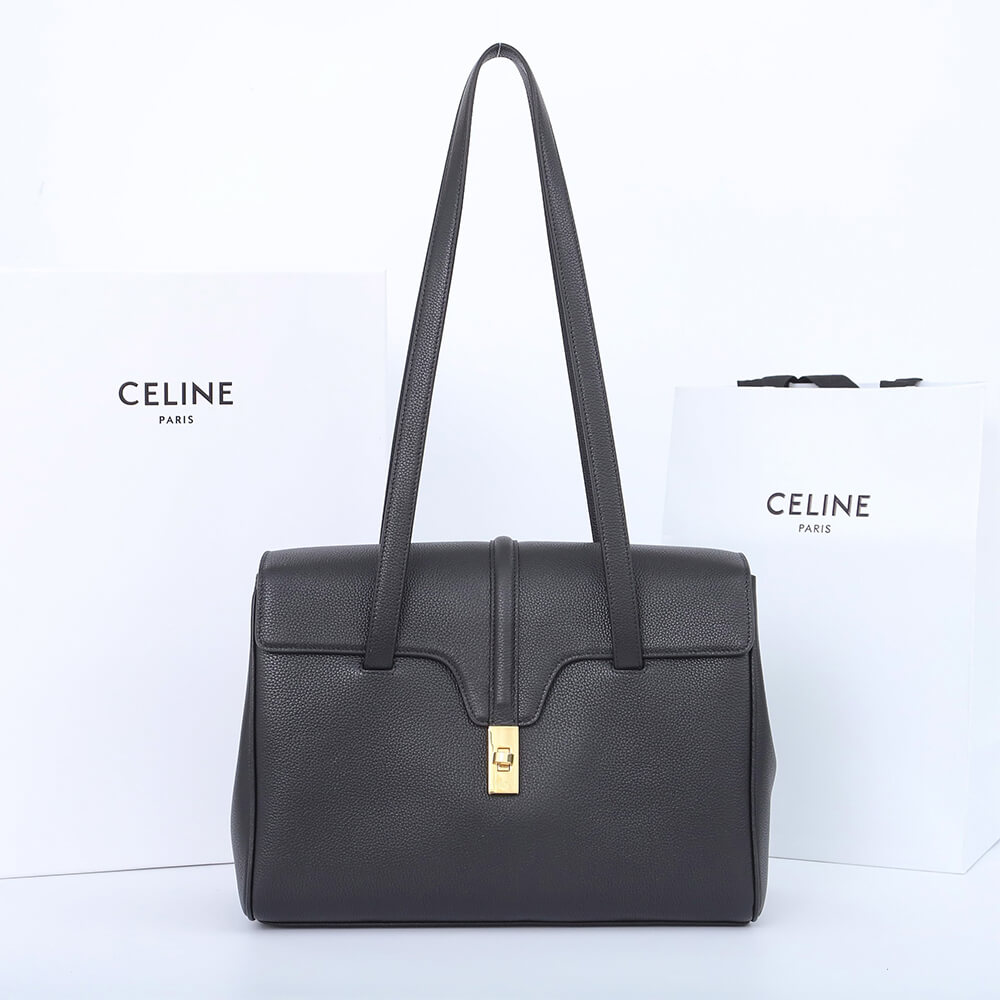 CELINE Medium Soft 16 Bag in Calfskin(HIGH-END GRADE)
