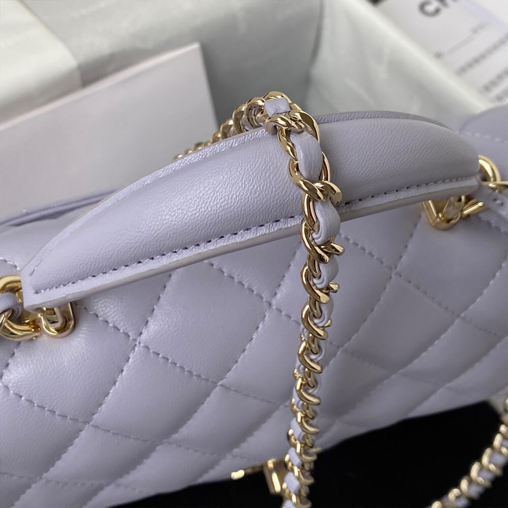 CHANEL Mini Classic Handbag With Top Handle