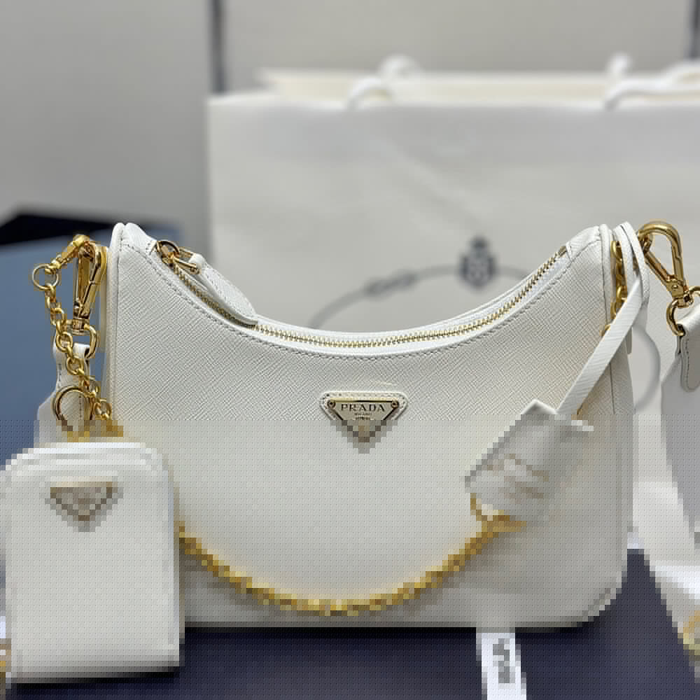 Prada Re-Edition 2005 Saffiano leather bag(HIGH-END GRADE)