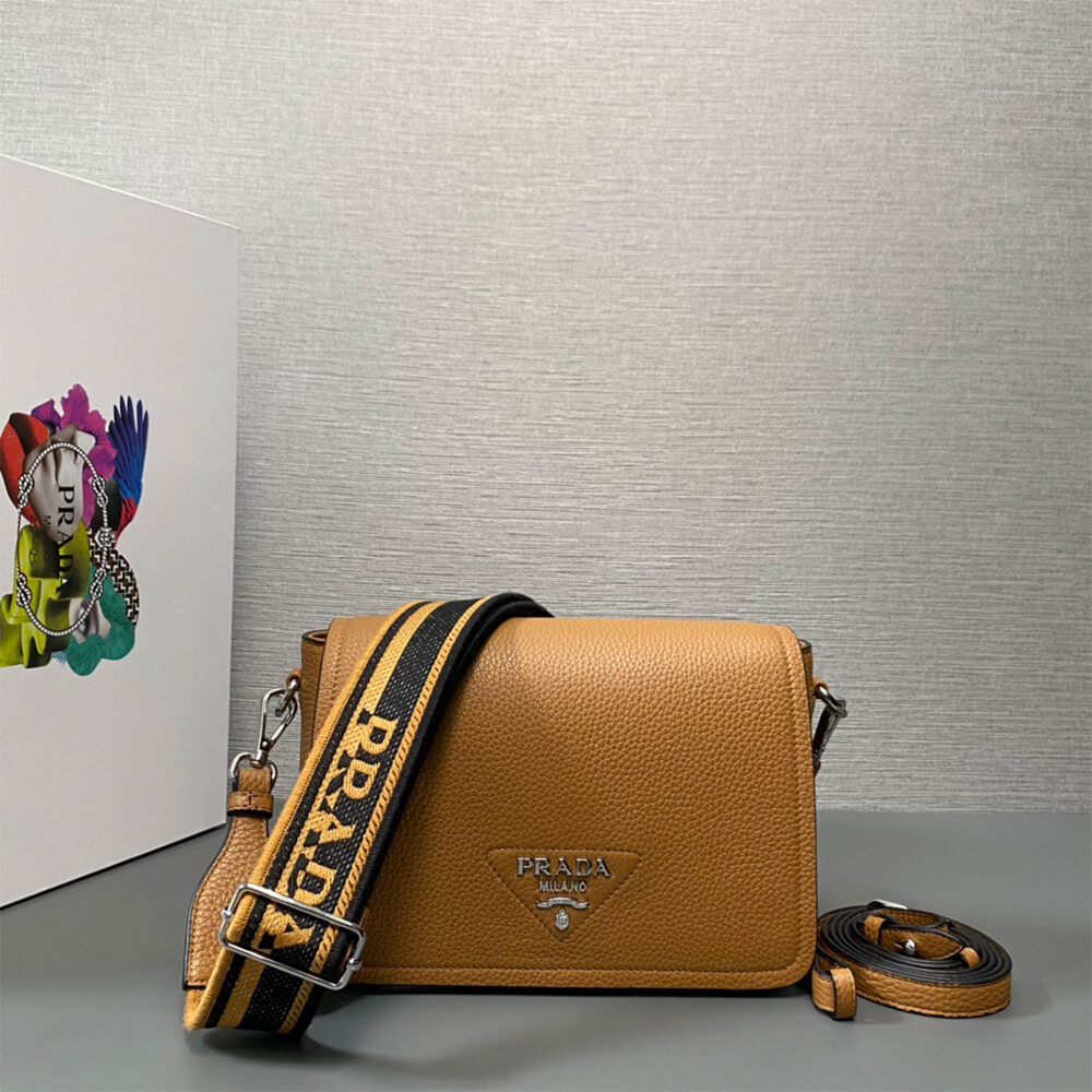 Prada Leather shoulder bag(high-end grade)