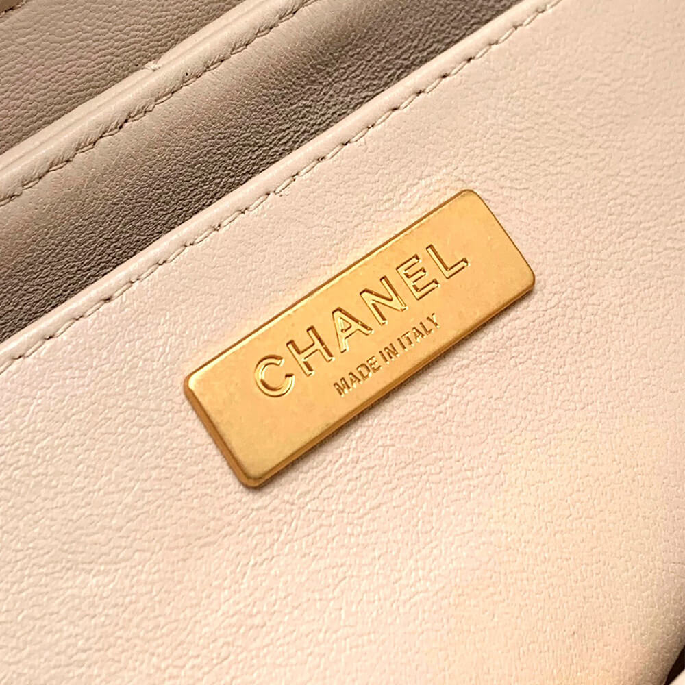 CHANEL Mini Flap Bag with Top Handle(HIGH-END GRADE)