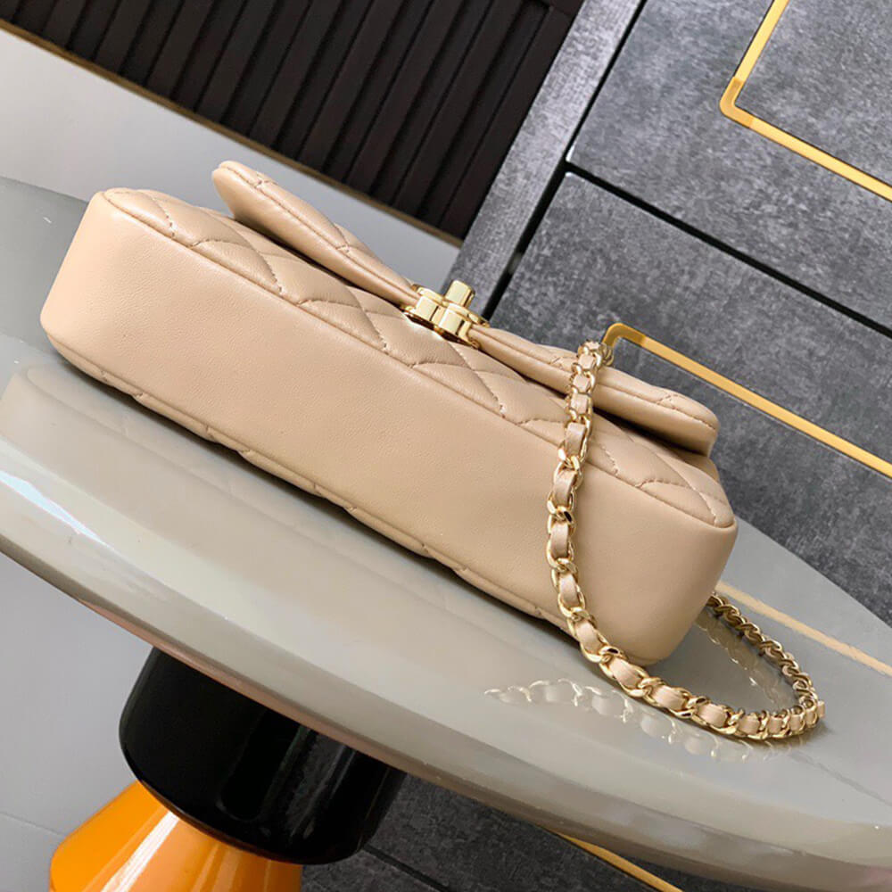 Chanel FLAP PHONE HOLDER WITH CHAIN(HIGH-END GRADE)