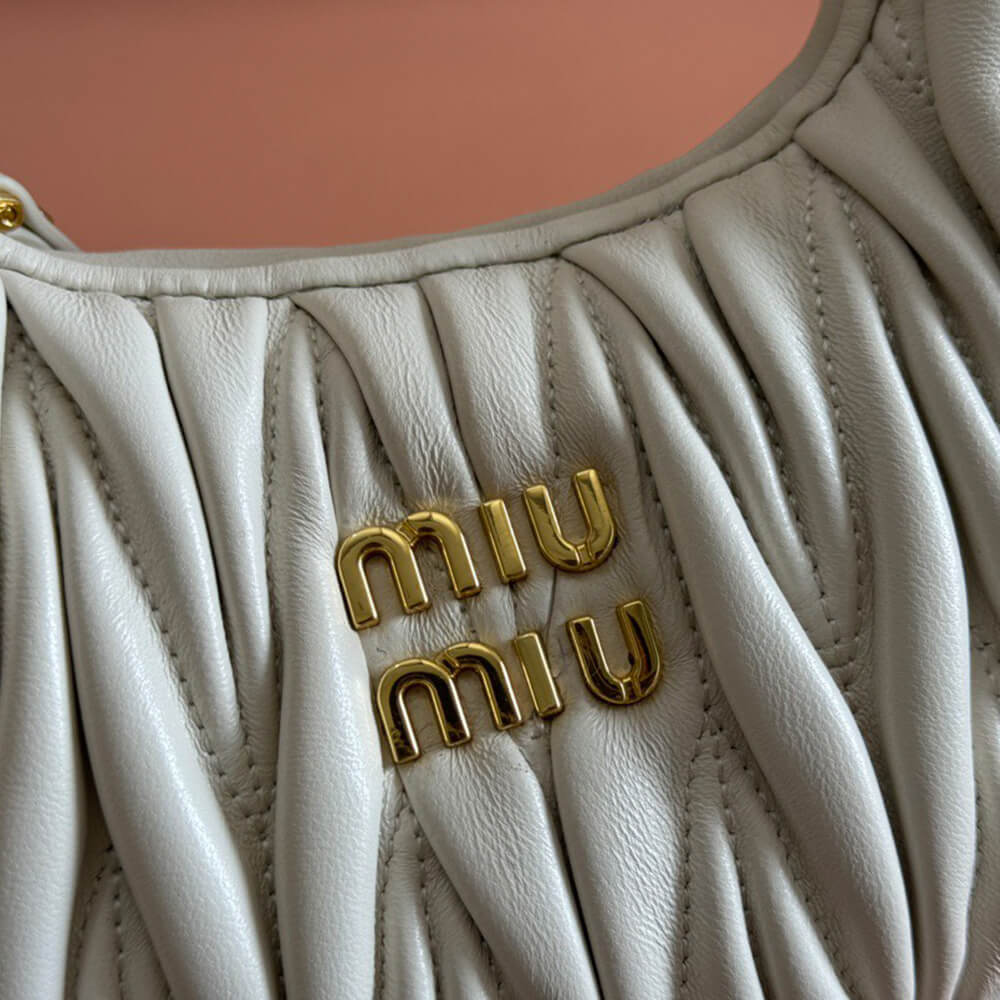 Mini Wander matelasse nappa leather hobo bag(high-end grade)